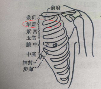 华盖穴最简易找法，华盖的准确位置图和作用中医经络养生的好处